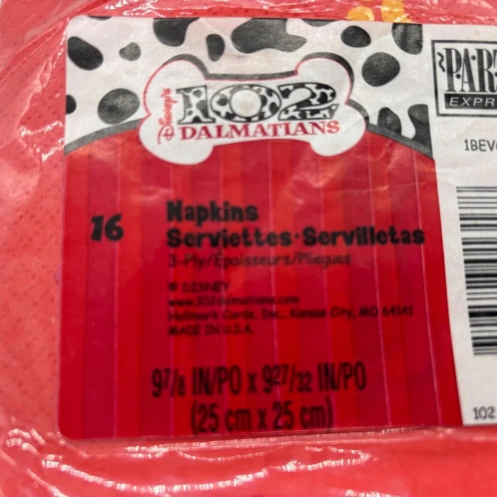 Express Red Paw Print Dog Mat with Playful Dalmatian Pups - Picture 3 of 3